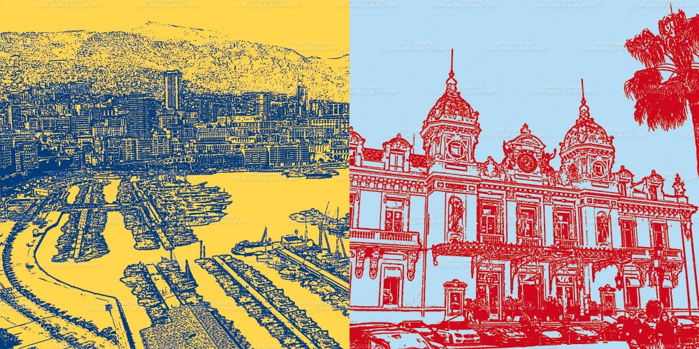 Leinwandbild Classics - Monaco - 079-02