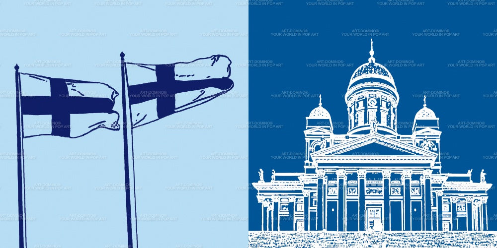 Leinwandbild Classics - Finnland - Helsinki - 082-01