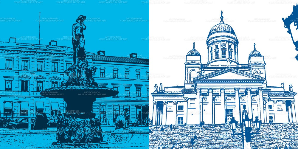 Leinwandbild Classics - Finnland - Helsinki - 082-02