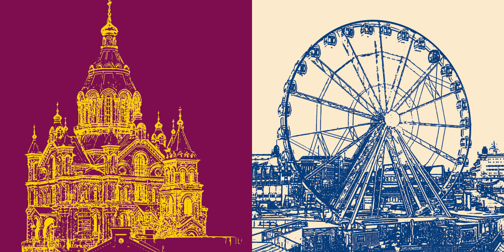 Leinwandbild Classics - Finnland - Helsinki - 082-04