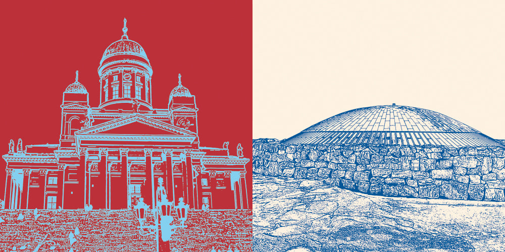 Leinwandbild Classics - Finnland - Helsinki - 082-08