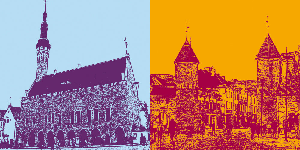 Leinwandbild Classics - Estland - Tallinn - 084-01