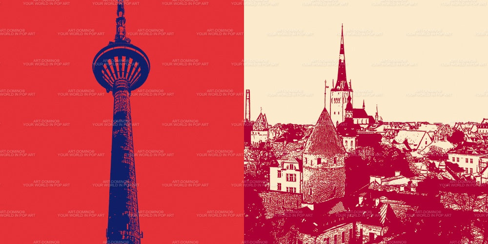 Leinwandbild Classics - Estland - Tallinn - 084-02