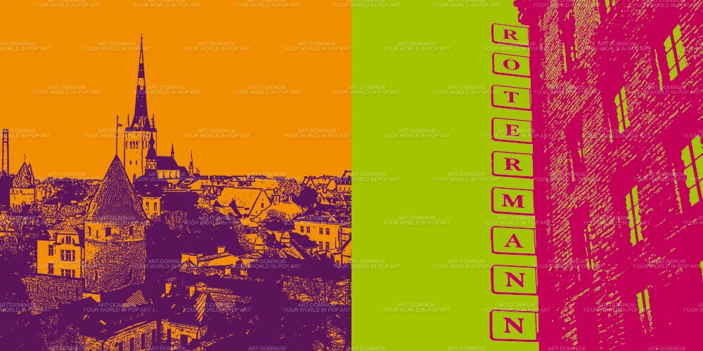 Leinwandbild Classics - Estland - Tallinn - 084-03