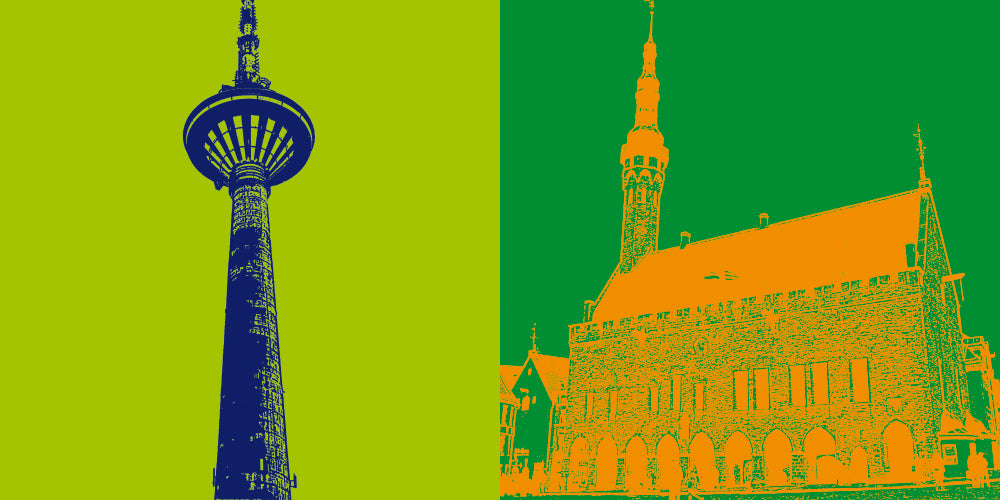 Leinwandbild Classics - Estland - Tallinn - 084-04