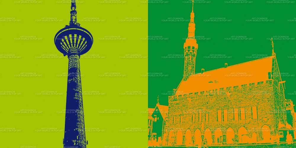 Leinwandbild Classics - Estland - Tallinn - 084-04