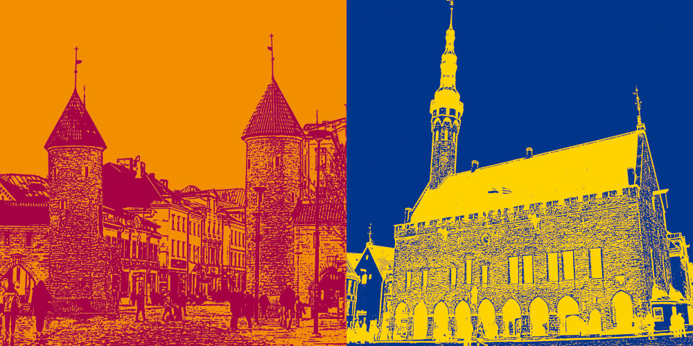 Leinwandbild Classics - Estland - Tallinn - 084-05