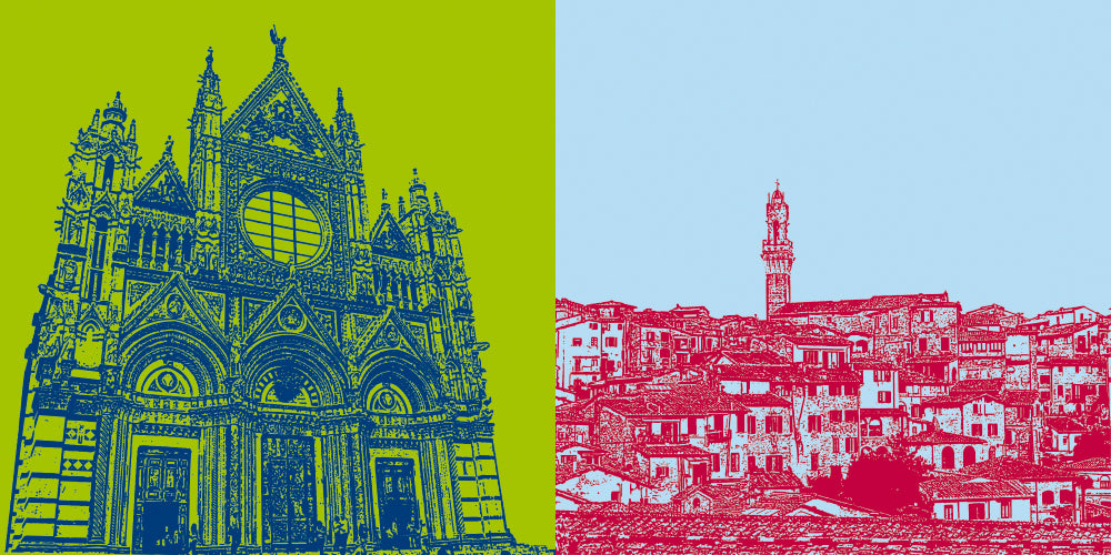 Leinwandbild Classics - Italien - Siena - 086-01