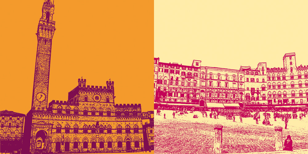 Leinwandbild Classics - Italien - Siena - 086-02