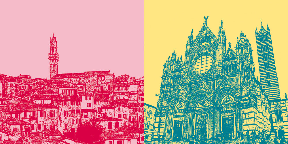 Leinwandbild Classics - Italien - Siena - 086-05