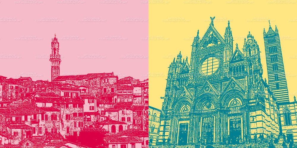 Leinwandbild Classics - Italien - Siena - 086-05