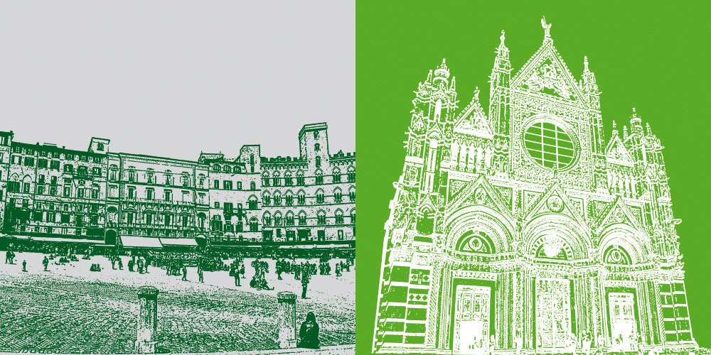 Leinwandbild Classics - Italien - Siena - 086-06