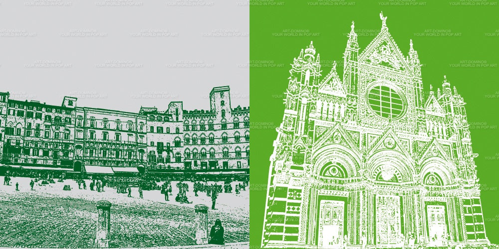Leinwandbild Classics - Italien - Siena - 086-06