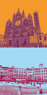 Leinwandbild Classics - Italien - Siena - 086-07