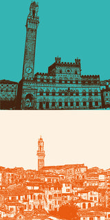 Leinwandbild Classics - Italien - Siena - 086-08