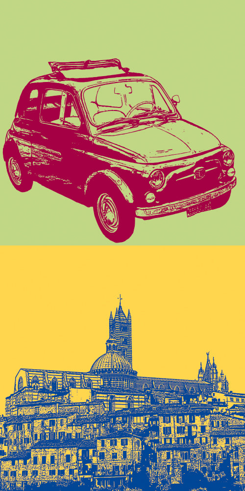 Leinwandbild Classics - Italien - Siena - 086-09