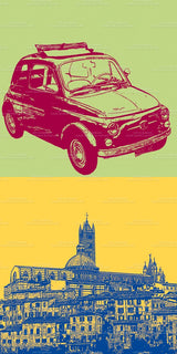 Leinwandbild Classics - Italien - Siena - 086-09