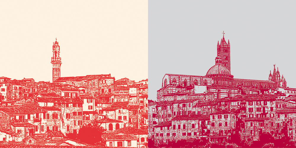 Leinwandbild Classics - Italien - Siena - 086-10