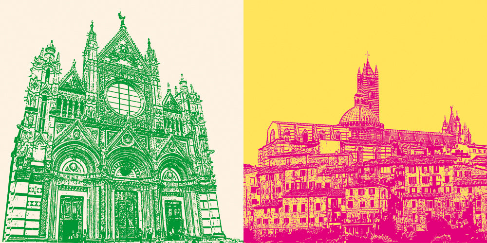 Leinwandbild Classics - Italien - Siena - 086-11