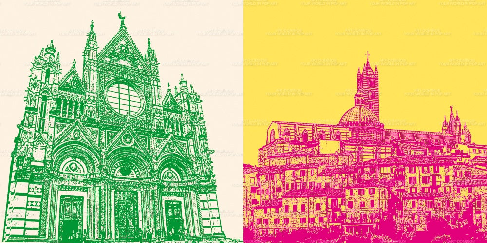 Leinwandbild Classics - Italien - Siena - 086-11