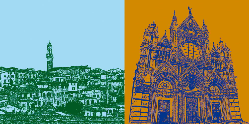 Leinwandbild Classics - Italien - Siena - 086-12