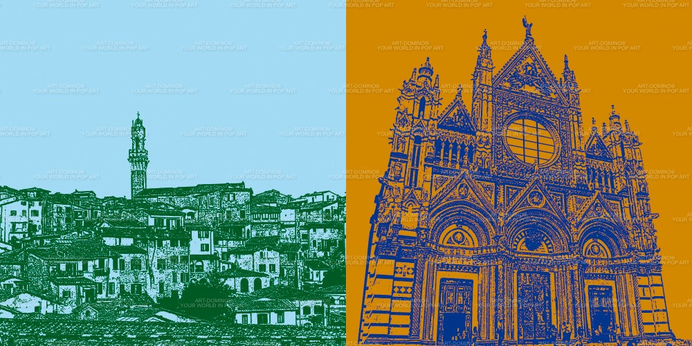 Leinwandbild Classics - Italien - Siena - 086-12