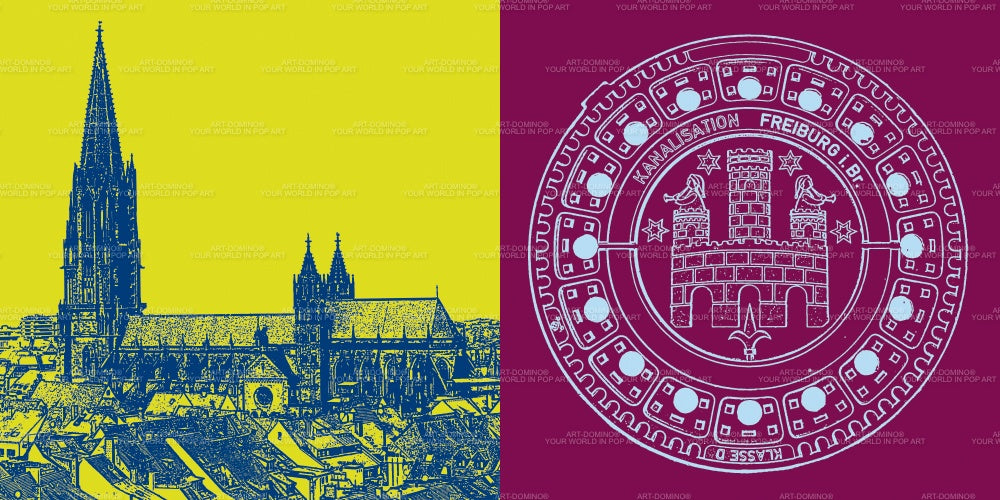 Leinwandbild Classics - Deutschland - Freiburg - 087-03