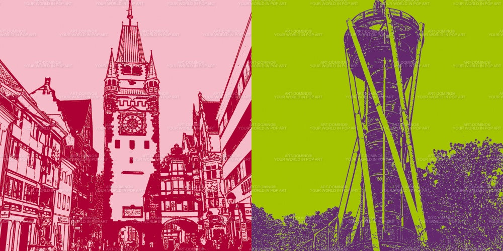 Leinwandbild Classics - Deutschland - Freiburg - 087-04