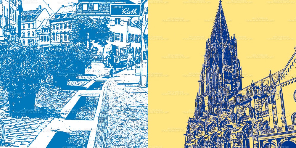 Leinwandbild Classics - Deutschland - Freiburg - 087-06
