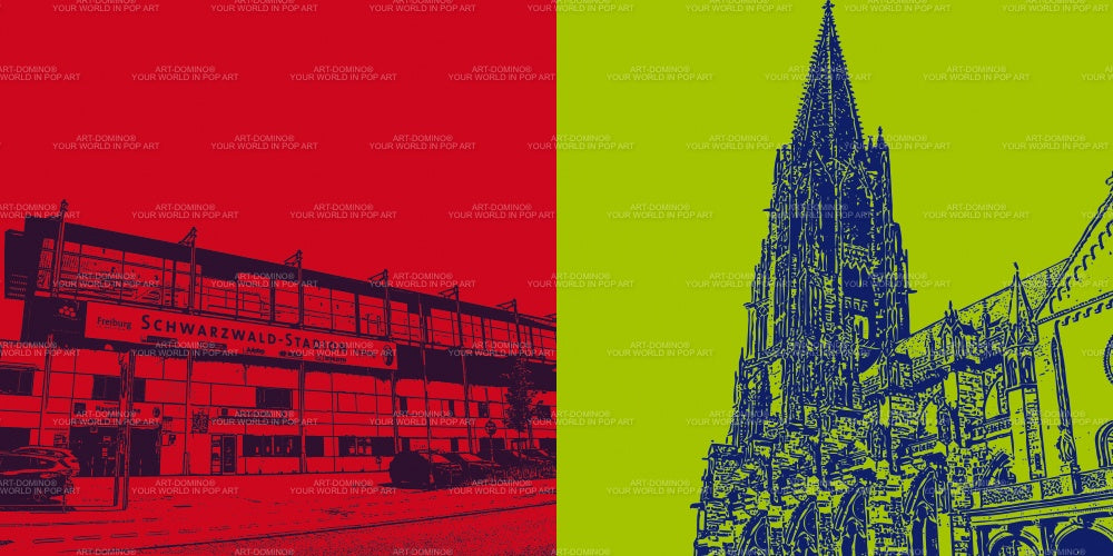 Leinwandbild Classics - Deutschland - Freiburg - 087-08