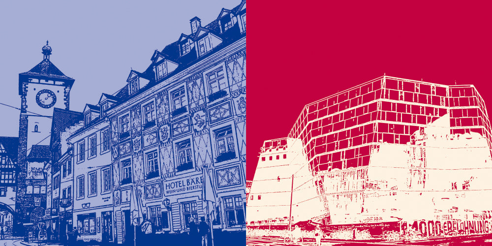 Leinwandbild Classics - Deutschland - Freiburg - 087-10