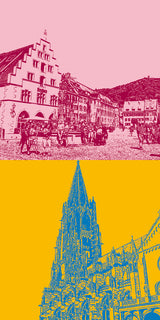 Leinwandbild Classics - Deutschland - Freiburg - 087-11