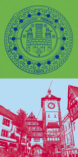 Leinwandbild Classics - Deutschland - Freiburg - 087-12