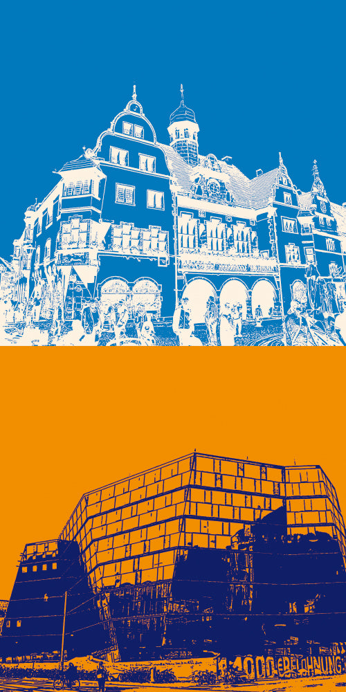 Leinwandbild Classics - Deutschland - Freiburg - 087-13