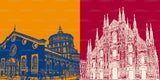 Leinwandbild Classics - Italien - Mailand - 088-09