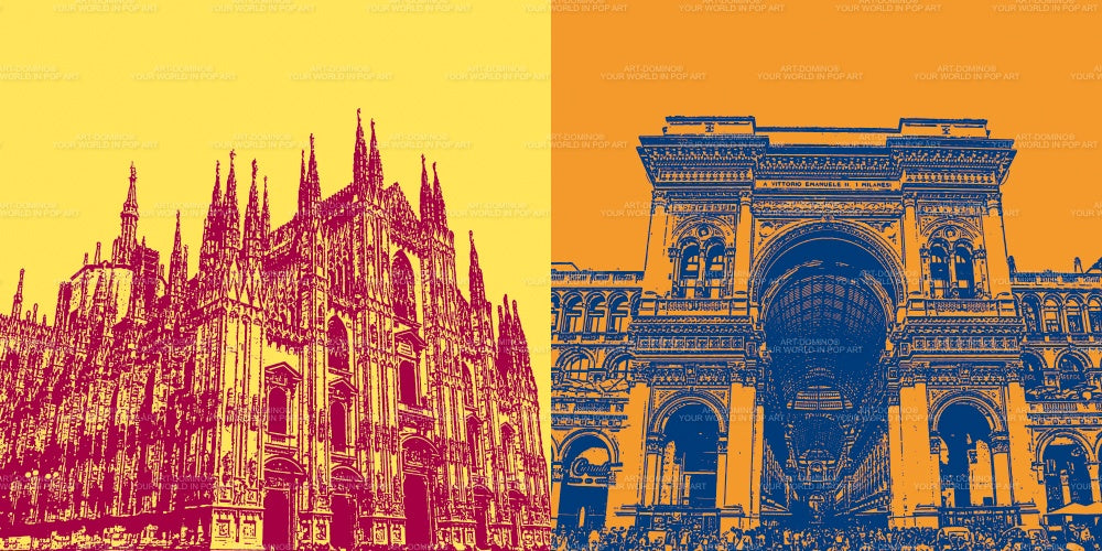 Leinwandbild Classics - Italien - Mailand - 088-12