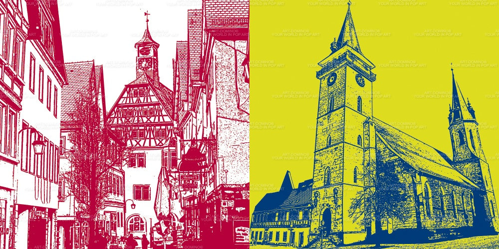 Leinwandbild Classics - Deutschland - Öhringen - 089-01