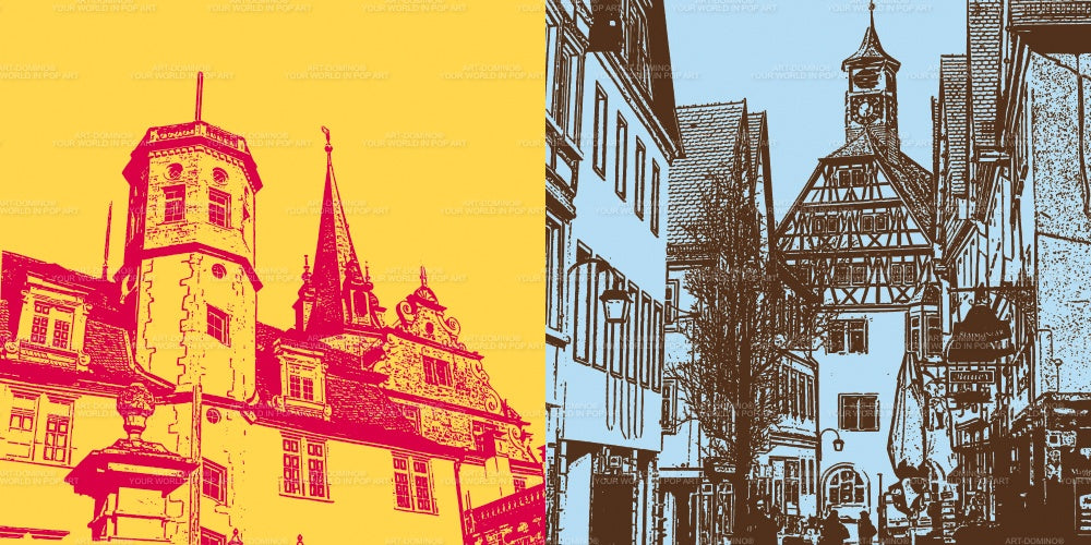 Leinwandbild Classics - Deutschland - Öhringen - 089-05