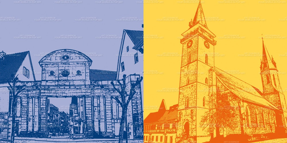 Leinwandbild Classics - Deutschland - Öhringen - 089-06