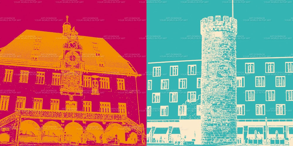 Tableau sur toile Classiques - Allemagne - Heilbronn - 090-04