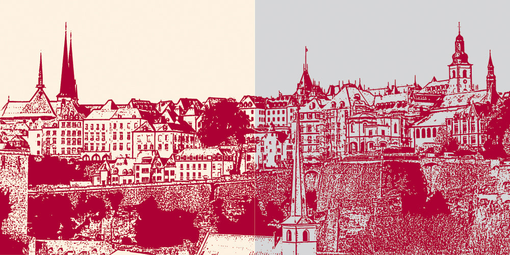 Leinwandbild Classics - Luxemburg - 091-06