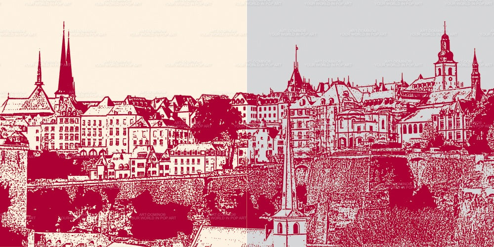 Leinwandbild Classics - Luxemburg - 091-06