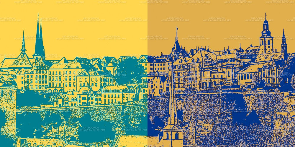 Leinwandbild Classics - Luxemburg - 091-07