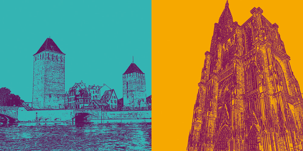 Leinwandbild Classics - Frankreich - Straßburg - 097-02