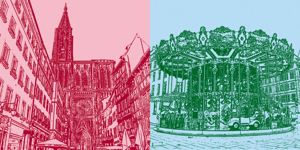 Leinwandbild Classics - Frankreich - Straßburg - 097-03