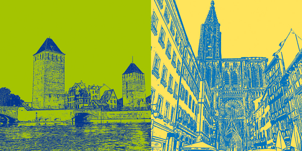 Leinwandbild Classics - Frankreich - Straßburg - 097-05