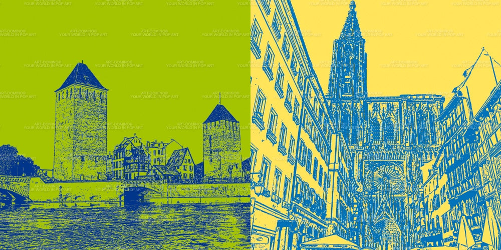 Leinwandbild Classics - Frankreich - Straßburg - 097-05