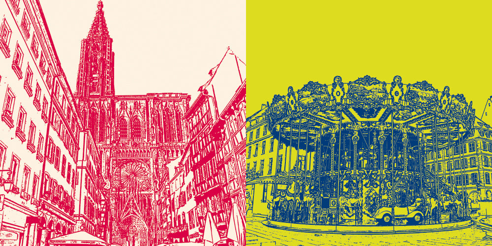 Leinwandbild Classics - Frankreich - Straßburg - 097-06