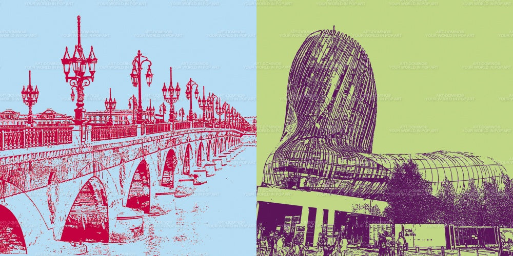 Leinwandbild Classics - Frankreich - Bordeaux - 110-02