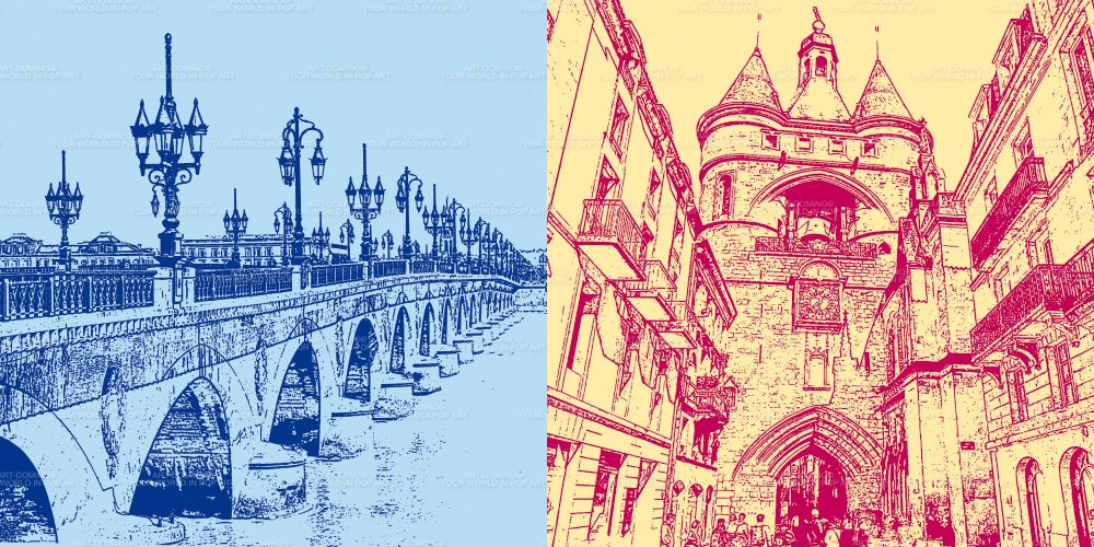 Leinwandbild Classics - Frankreich - Bordeaux - 110-08